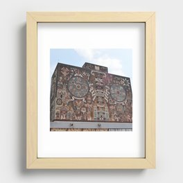 Mexico Photography - Artistic University In Mexico Recessed Framed Print