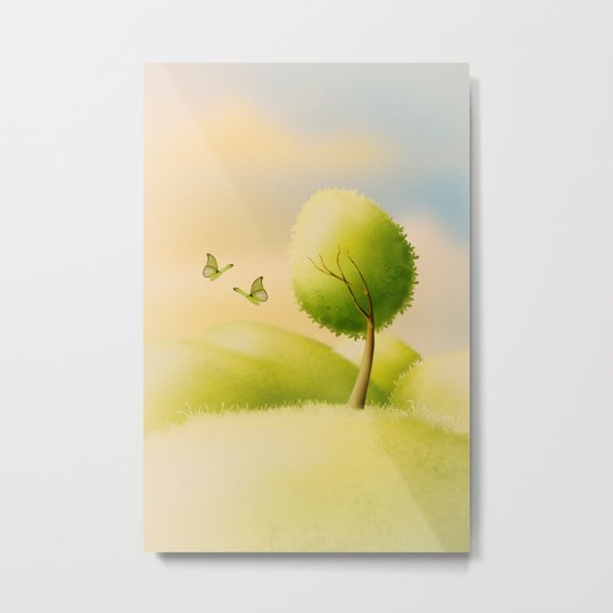 ein schöner Tag Metal Print
