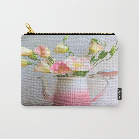 Coffee, Tea or Flowers Carry-All Pouch