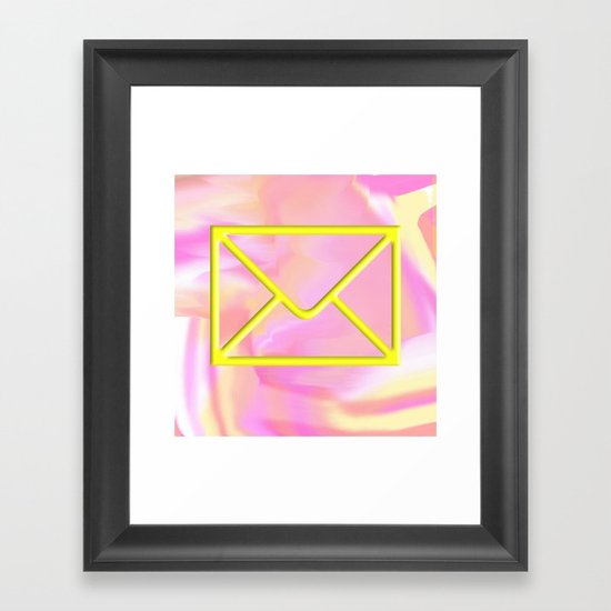mail time Framed Art Print