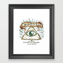 El secreto de Dios (The secret of God) Framed Art Print