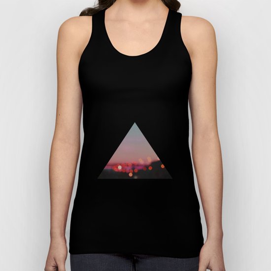 SUNSET ABSTRACT Unisex Tank Top