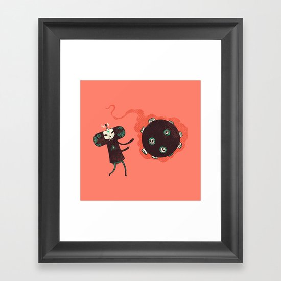 Katamari of the Dead Framed Art Print