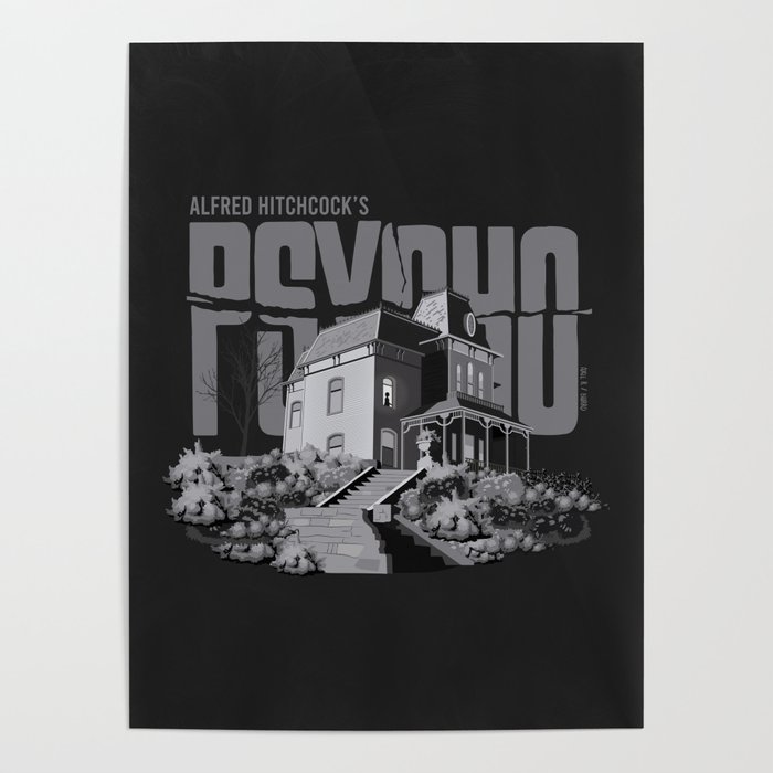 Psycho House w/ Title Poster