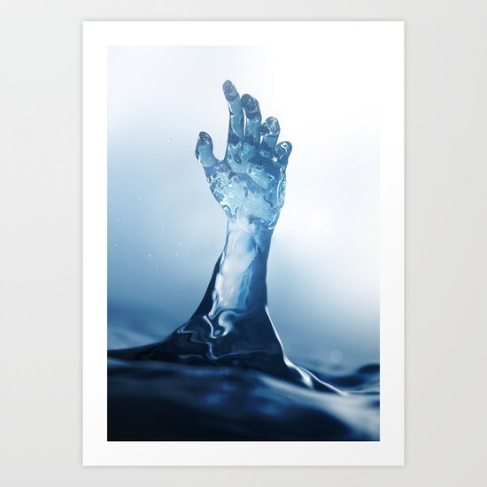 Come with the rain Art Print
