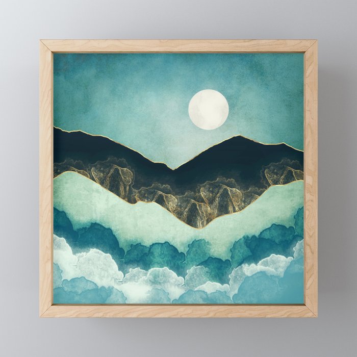 Moon Mist Framed Mini Art Print