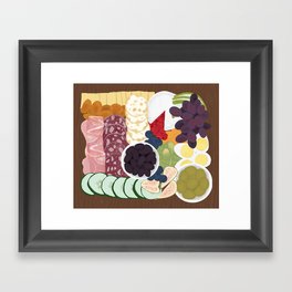 Charcuterie Board Framed Art Print