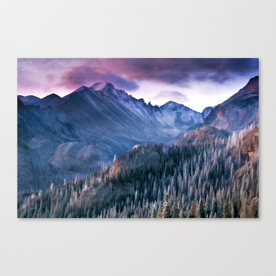 Rocky Mountains Canvas Print