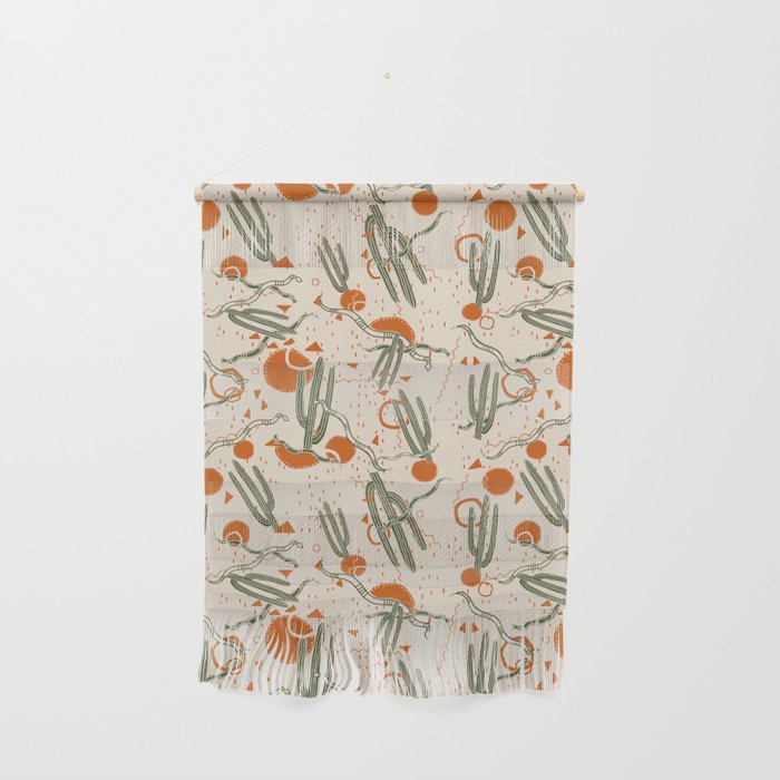 Snakes and Saguaros Wall Hanging