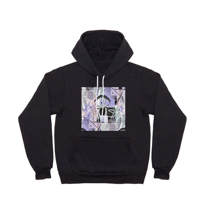 Limited Palette Contemporary Abstract Hoody