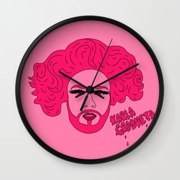 Pink Karla Wall Clock