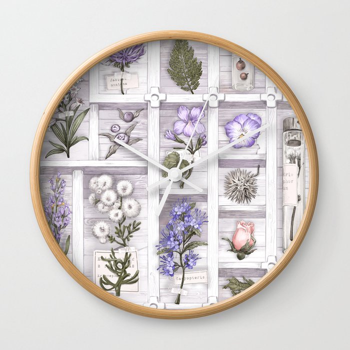 Specimen Box Wall Clock