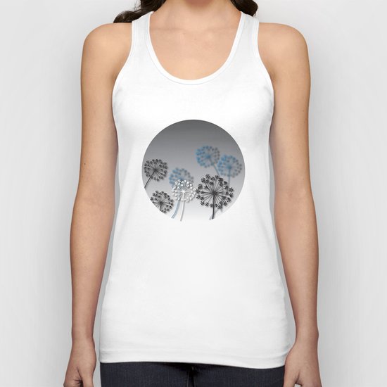 Mysterious Flowers Unisex Tank Top