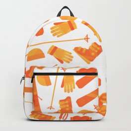 Skiing Accessories - Orange Backpack