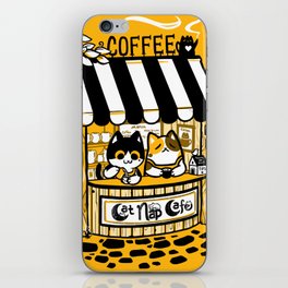 Cat Nap Cafe iPhone Skin