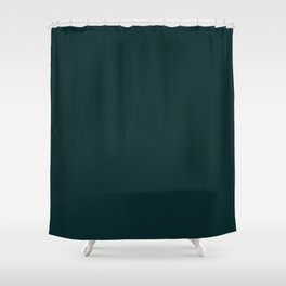 Sparkling Water ~ Dark Green-Blue Shower Curtain