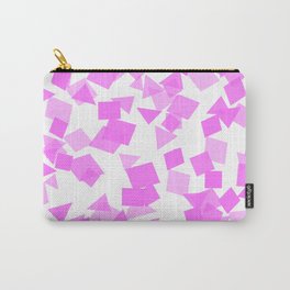 Festive Pink Confetti Carry-All Pouch