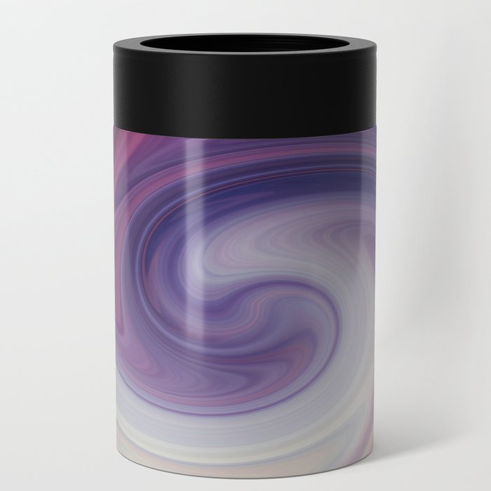 Blue, Yellow, Pink  Abstract Hurricane Shape Design Can Cooler