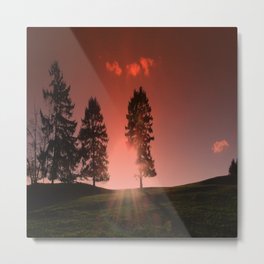 Afterglow Metal Print | Photo, Illustration, Nature 