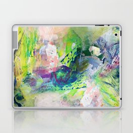 Green Paint Splash Laptop & iPad Skin