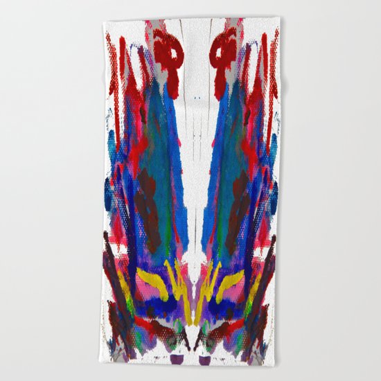 Doodles Paper by Elisavet Beach Towel