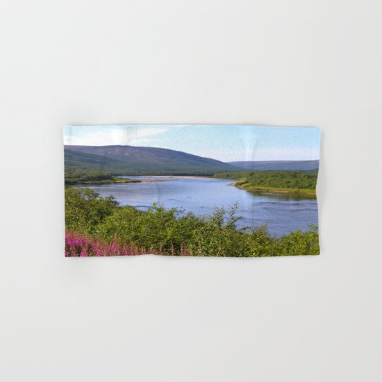 River Landscape Hand & Bath Towel