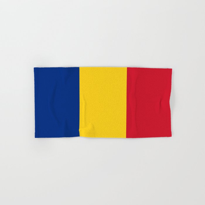 Flag Of Romania 3 Romania Romanian Balkan Bucharest Danube Romani Romana Bucuresti Hand Bath Towel By Oldking Society6