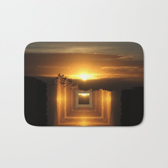 Catch a little sunrise and save it for a rainy day Bath Mat