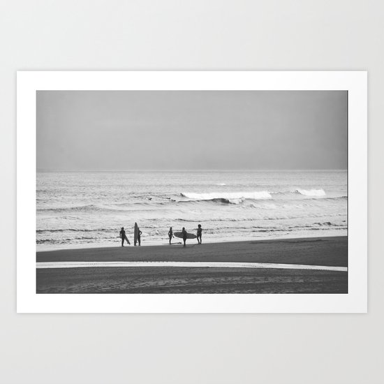 Before surfing Art Print