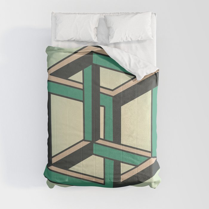 Impossible Cube Comforter
