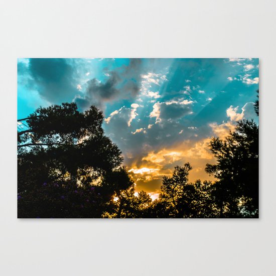 The glow Canvas Print