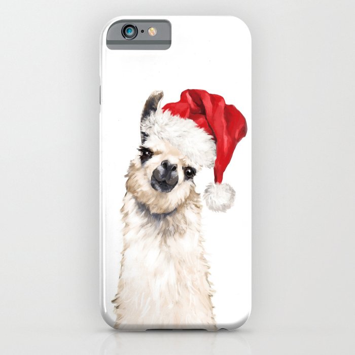 christmas llama iphone case