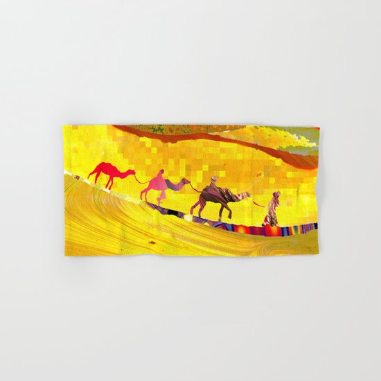 over the never ever ending sand Hand & Bath Towel