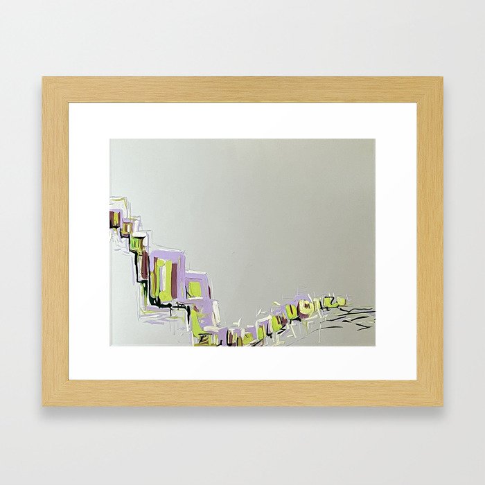 He Told Me Not To Spiral Framed Art Print