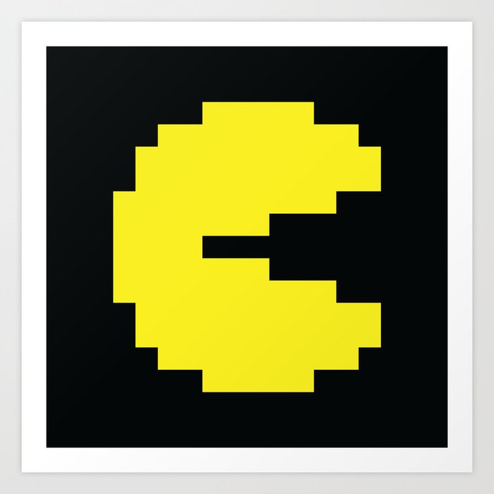 Pacman Art Print By Vivalavisual Society6