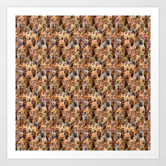 Dog Print Art Print