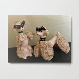 Spaghetti Poodles With Cat Eye Glasses Metal Print | Spaghettipoodle, Pinkpoodle, 1960S, Color, Pinkpoodles, Pink, Digital, Cateye, Photo, 1950S 