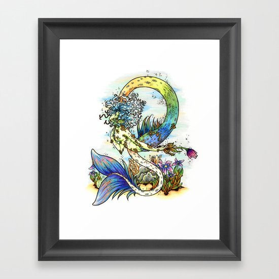Elemental series - Water Framed Art Print
