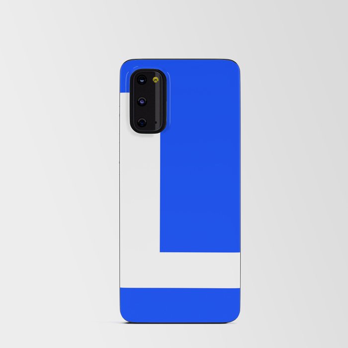 Letter L (White & Blue) Android Card Case