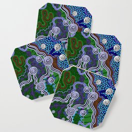 Authentic Aboriginal Art - Heading North Coaster