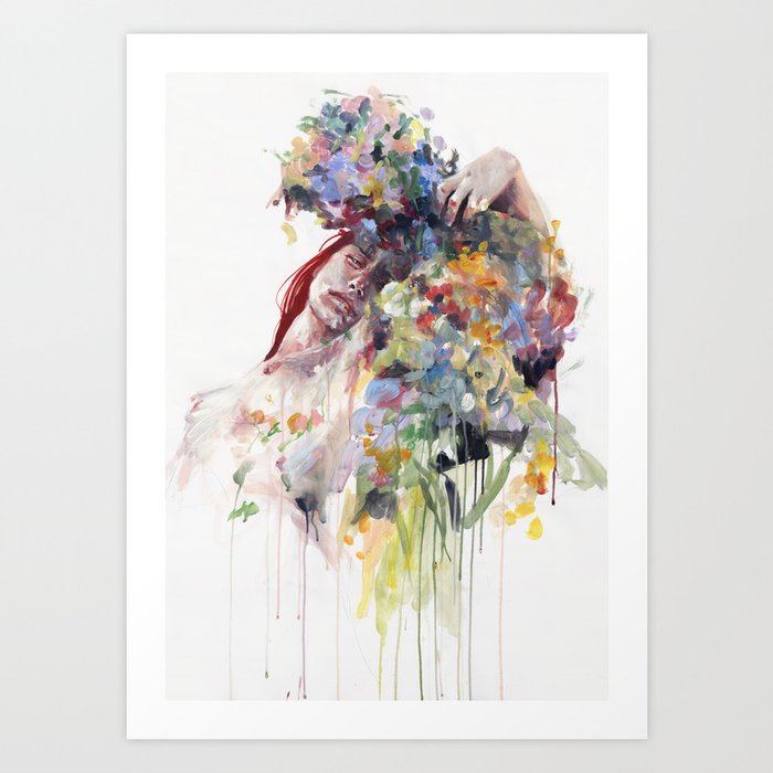 Discover the motif SCENTLESS FLOWERS by Agnes Cecile as a print at TOPPOSTER