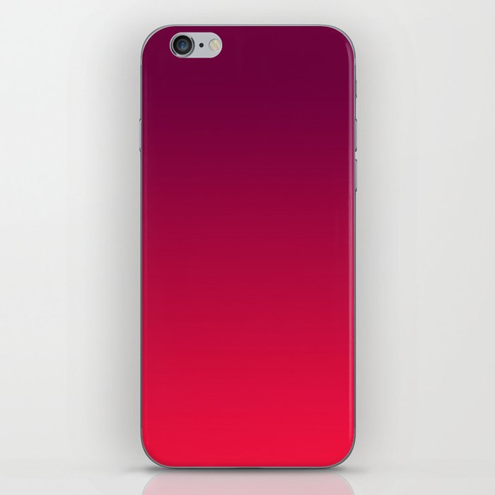 Viva magenta gradient color 3 iPhone Skin