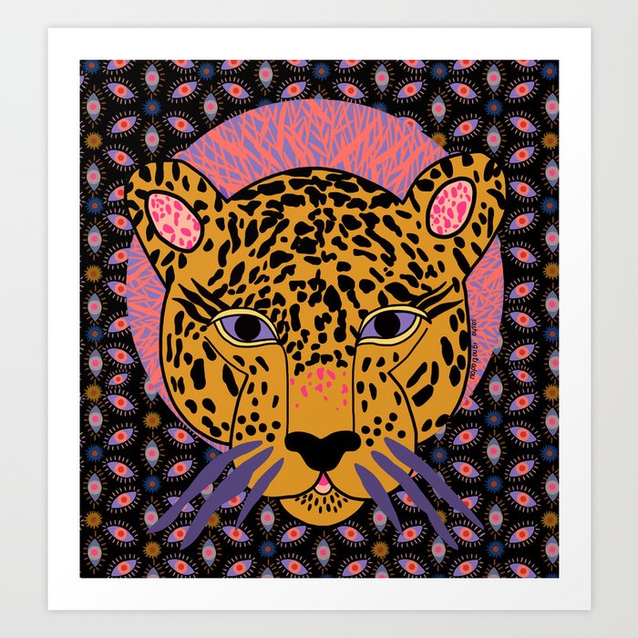 Jaguar Art Print by Sasha Ignatiadou | Society6