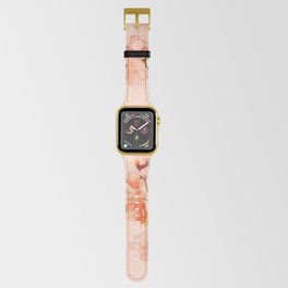 Peach Florals Apple Watch Band
