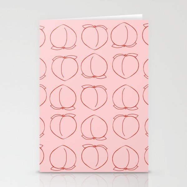 Millions of Peaches in Pink Stationery Cards