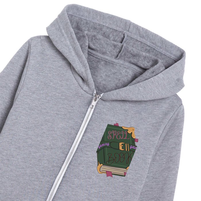 Spell Book Kids Zip Hoodie