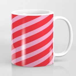 Mod Stripes- Pink Peppermint Coffee Mug