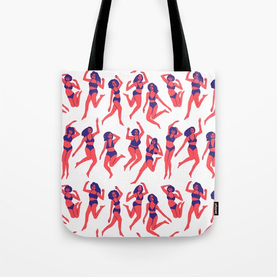 Underwear Dancing Tote Bag