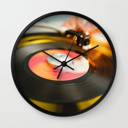 Colorful 7" Vinyl Spinning Wall Clock