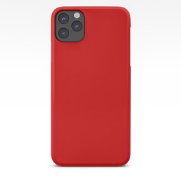 Bright red iPhone Case